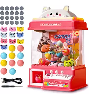 Kids Claw Machine Toy Mini Claw Machine Candy Grabber Prize Dispenser Vending Ma - Picture 1 of 12