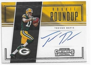 Panini Contenders 2016 novato Roundup automático RPS Trevor Davis #20 novato auto radiocontrol - Imagen 1 de 1