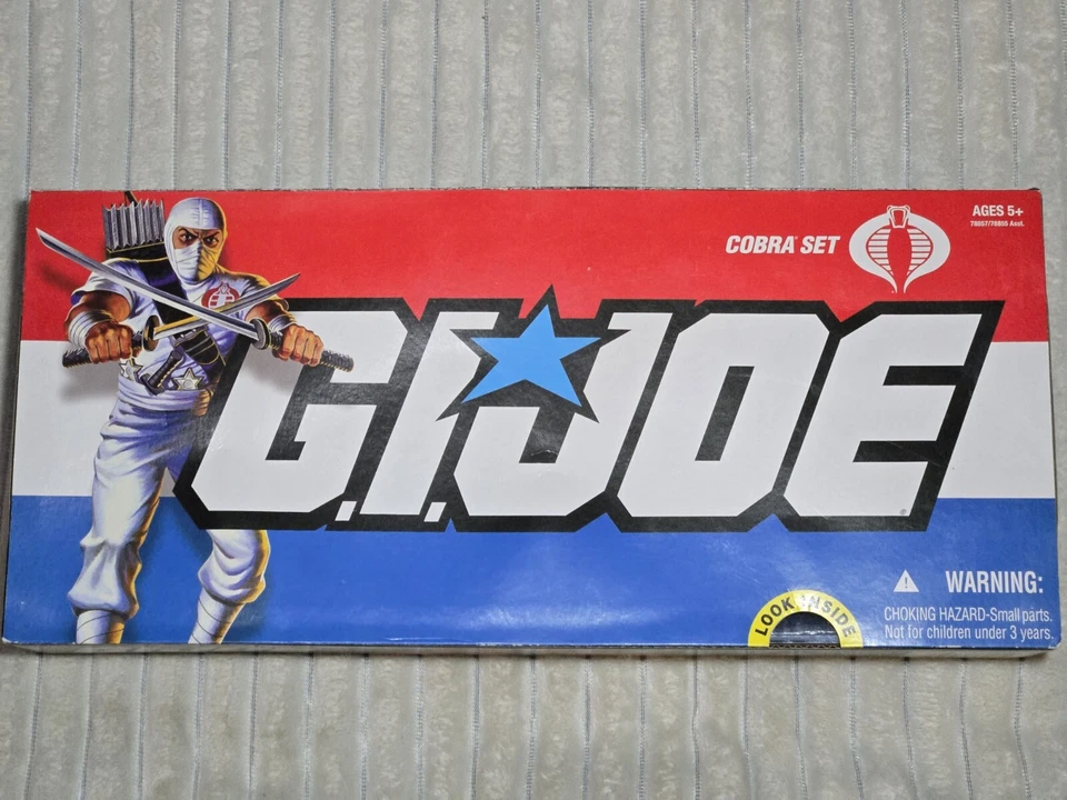 Gi Joe 25th Cobra Set Collector 5 Pack 2008 Hasbro MIB Storm Shadow Commander