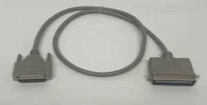 DB25 Stecker auf Centronics 50 Pin Stecker SCSI Kabel 1 Meter Akai Sampler CD3000i sehr guter Zustand - Bild 1 von 6