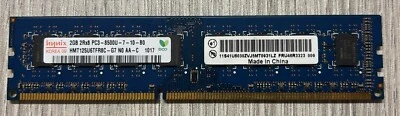 DIMM Hynix 2GB DDR3 1066 PC3 8500 HMT125U6TFR8C-G7 - Immagine 1 di 2