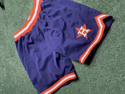 Mitchell & Ness Houston Astros Shorts Cooperstown Size S Orange Cover