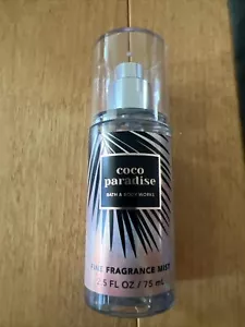 Bath & Body Works COCO PARADISE Fine Fragrance Mist Body Spray 2.5 oz/75mL Used - Picture 1 of 2