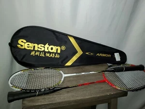 Senston - 2 Player Badminton Racket Set Double.used. - Picture 1 of 2