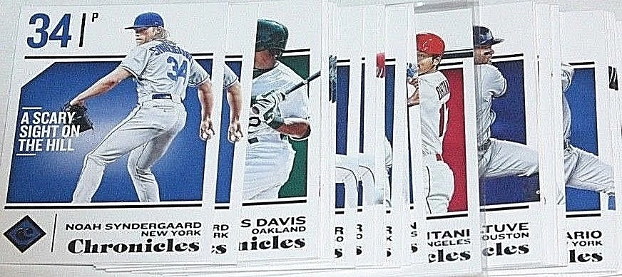 2018 Panini Chronicles Baseball Singles - Pick From Drop Menu - Image 1 of 1