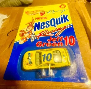 2000 Nestle Nesquik #10 Jeff Green Hot Wheels Racing NASCAR 1:64 Car - Picture 1 of 3