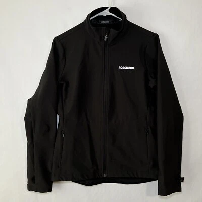 Rossignol Full Zip Lightweight Jacket Womens Size Medium Black Zipper Pockets - Image 1 of 4