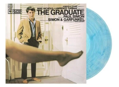The Graduate - Paul Simon & Garfunkel - Swimming Pool Blue *RARE* Vinyl LP *NEW* - Image 1 of 2