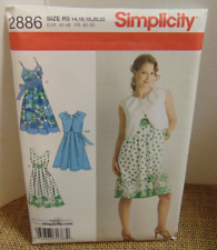 Dress Bolero Size 14 to 22 Sewing Pattern Simplicity 2886 Read Listing