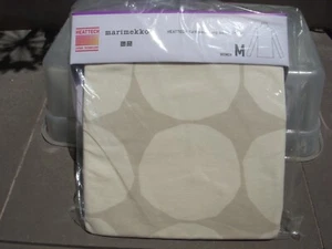 UNIQLO x Marimekko HEATTECH Rollkragen T-Shirts hellgrau Damen Gr. Medium - Bild 1 von 12