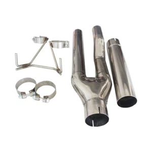 Dual Exhaust Muffler Pipe Kit 09-19 Dodge Ram 1500 Hemi 5.7L Pickup Truck Rebel - Picture 1 of 4
