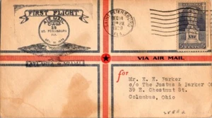 Eastern Airlines First Flight Saint Petersburg - Tampa Florida - 1929 - Picture 1 of 2