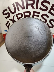 Fully Restored SIDNEY Hollow Ware Cast Iron SKILLET Pan #9 Seasoned  - Picture 1 of 7