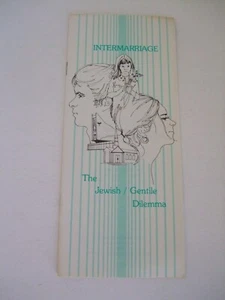 Intermarriage The Jewish/Gentile Dilemma by David Levy, 1978 - Imagen 1 de 4