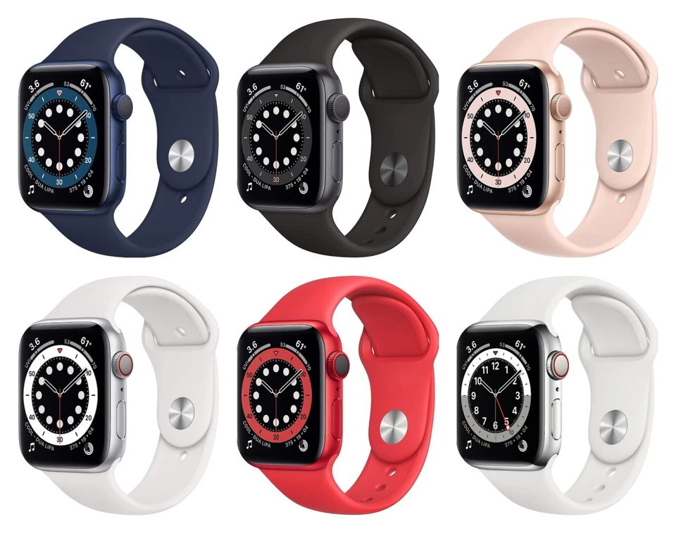 Apple Watch Series 6 40 毫米 44 毫米 WiFi + GPS + 蜂窝智能手表 - 非常好 — 第 1/1 张图片