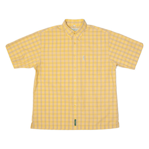 BEN SHERMAN Mens Shirt Yellow Check L