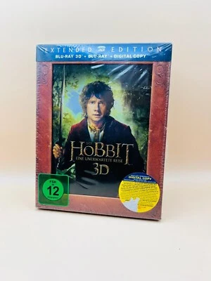 Der Hobbit Eine unerwartete Reise 3D - Extended Edition [+Blu-ray] NEU - Bild 1 von 2