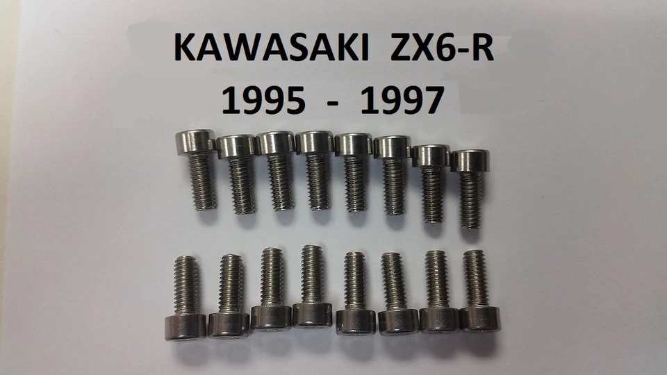 Tornillos flotadores de acero inoxidable Kawasaki Ninja 600R ZX6-R 1995-1997 Foto 1 de 1