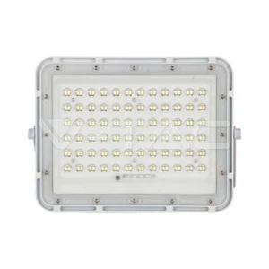 Solar LED Scheinwerfer Floodlight 15W IP65 weiß mit Fernbedienung 6400K V-TAC VT-120W-W - Bild 1 von 6