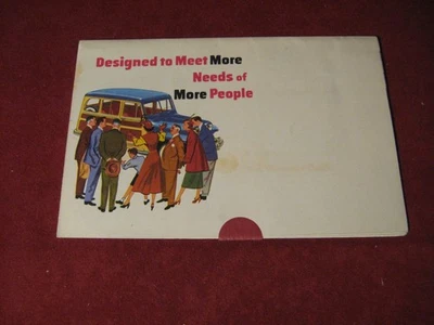 1950? Jeep Willys Station Wagon Sales Brochure Booklet Catalog Old Original - Image 1 of 4