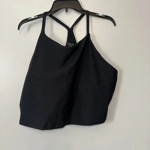 Old Navy Active Powersoft Longline Light Support Sports Bra Tank Size 3X Black - Picture 1 of 3