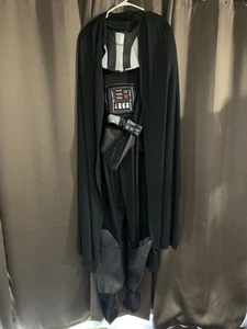 Star Wars Men’s XL Darth Vader Costume, Talking Mask, Gloves, Light Saber - Picture 1 of 8