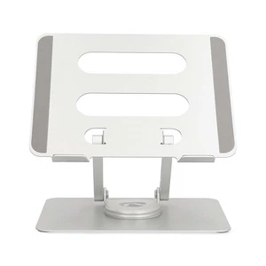 Nedis Support PC Portable 17" Pliable Rotatif 360° Antiderapant Argent - Afbeelding 1 van 8