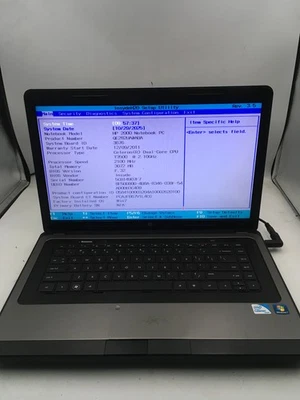 HP 2000 299WM - BOOTS TO BIOS - INTEL CELERON T3500 - 3GB RAM - 15" - READ - BB! - Image 1 of 4