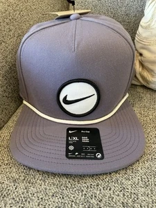 Gorra Nike Pro Estructurada Adulto L/XL Púrpura Snapback Ajustable Dri Fit Golf - Imagen 1 de 9