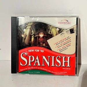 Essential Software Speak Spanish 1999 Windows 95 98 CD-ROM *BUY 2 GET 2 FREE* - Afbeelding 1 van 4