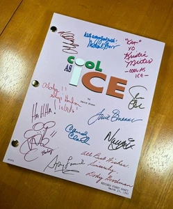 Cool As Ice Script Signed- Autograph Reprints- Vanilla Ice - Picture 1 of 7