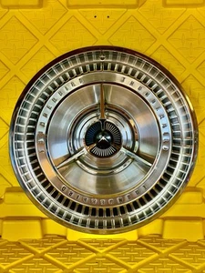 1965 Ford Thunderbird T-Bird hubcap Wheel cap Cover 15” Spinners Blac accent (1) - Picture 1 of 12