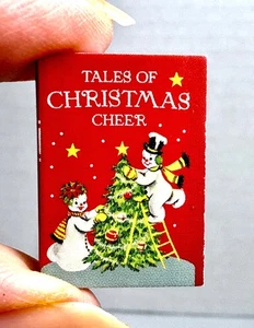 Casa delle Bambole Libro di Natale in Miniatura "Racconti di Allegria Natale" - Foto 1 di 5