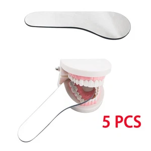 Dental Intraoral Kieferorthopädischer Fotoglasspiegel 2-seitig Rhodium 5pcs - Bild 1 von 6