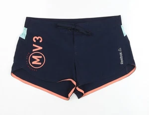 Pantalones cortos deportivos para mujer Reebok azules M - Imagen 1 de 12