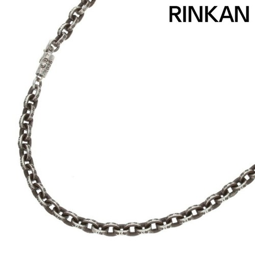 CHROME HEARTS Collana uomo argento 20 20 pollici cuori cromati CATENA CARTA usata 054cfaff7cec6aa29