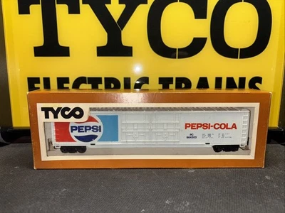 Coche de carga Tyco Pepsi Cola 62’ HO, en caja, todos los peldaños y acopladores Foto 1 de 4