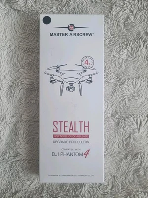 Master Airscrew Stealth Upgrade Propellers for DJI Phantom 4 Black 4 Pack - Image 1 of 2