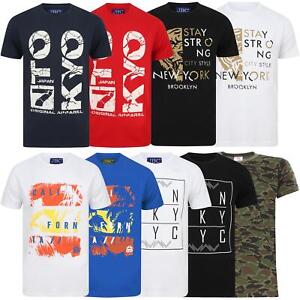Mens Printed T Shirts Short Sleeve Crew Neck Tee Top Cotton Casual T Shirt S-XL