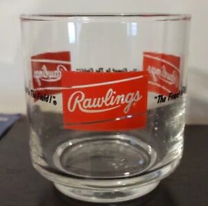 Rawlings " The Finest In The Field" Logo Cocktail Glass RARE!