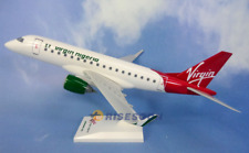 1:100 31CM RISESOON Virgin Nigeria EMB-170 Aircraft ABS Plastic Airplane Model