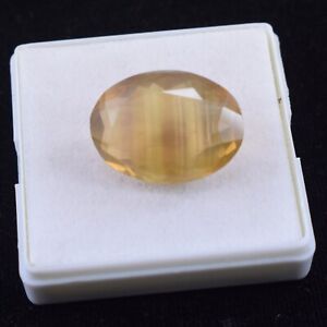 100% Natural 24 x 19 mm Oval Afghan Bi-Color Flourite 50.45 Ct Loose Gemstone
