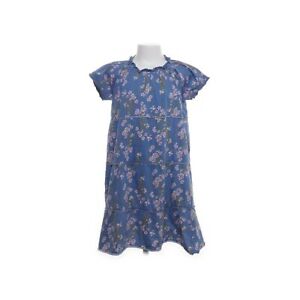 Maas, Kleid, Größe: 152, Blau, Baumwolle, Blumen, Mädchen
