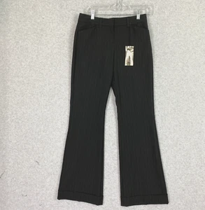 Express Dress Pants Womens 2 Charcoal The Editor Trouser Leg Cuffed Low Rise NWT - Picture 1 of 16