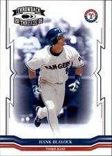 2005 Throwback Threads #9 Hank Blalock