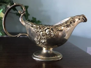 “Rare” Antique Royal Doulton Old Country Roses Gold Plated Gravy Bowl Pourer - Picture 1 of 7
