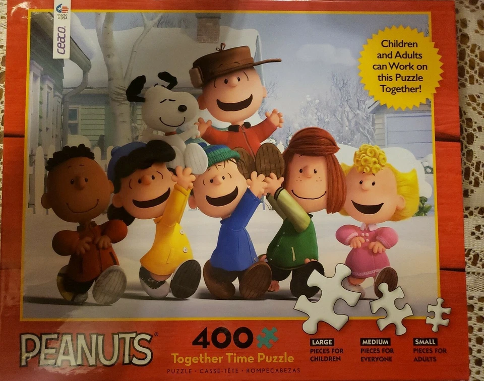 Ceaco Peanuts Movie The Family Puzzle 400 Piece 2322