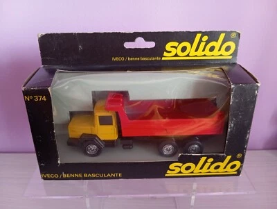 🔥🔥🔥 Solido Iveco Benne Basculante n.374 Tip Lorry scala 1/43 🔥🔥🔥 - Immagine 1 di 4