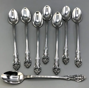 La Scala by Gorham Sterling Silver set of 8 Iced Teaspoons 7.75" - Picture 1 of 4