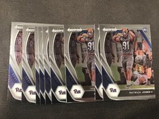 Player Lot of (9) PATRICK JONES II Pitt 2021 Prizm Draft Picks rookie cards